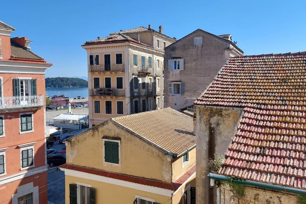 Old Port View Apartment, Διαμέρισμα Στο Κέντρο 2 Υπνοδωματίων Corfu  Exteriör bild